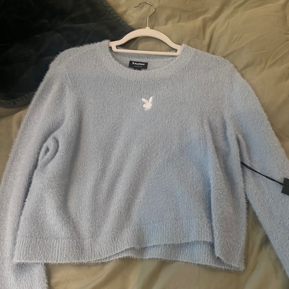 Playboy Baby Blue Sweater